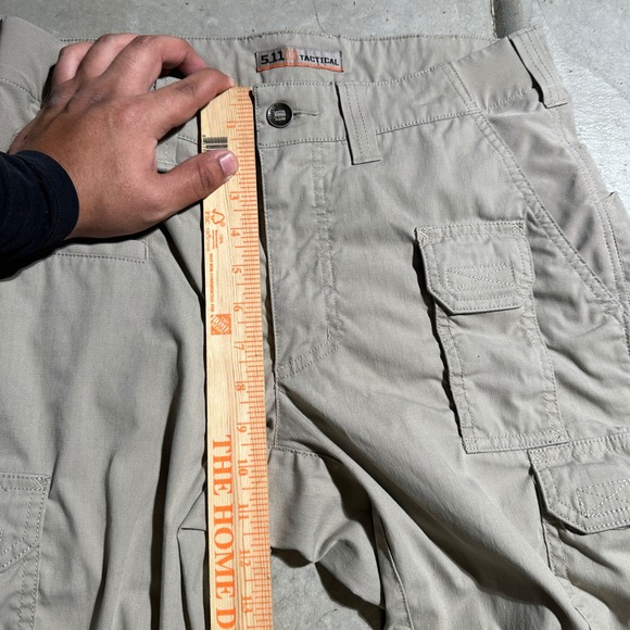 5.11 Tactical TDU Cargo Pants Mens 30x30 Khaki Ripstop Work Military 74512-055 - Picture 5 of 10